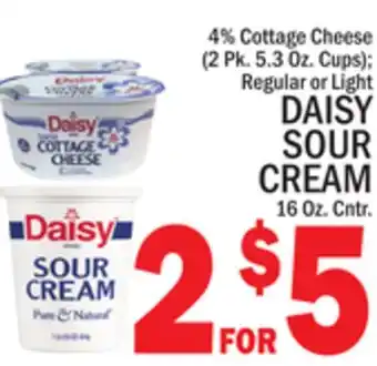 C Town DAISY SOUR CREAM 16 Oz. Cntr offer