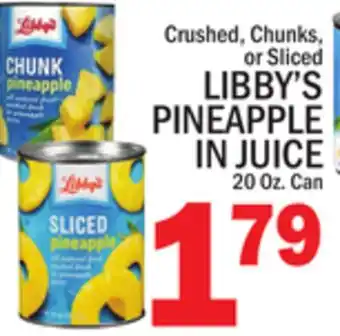 C Town LIBBY'S PINEAPPLE IN JUICE offer