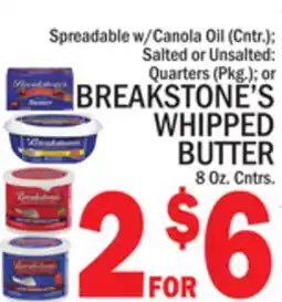 C Town BREAKSTONE'S WHIPPED BUTTER offer