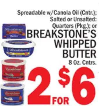 C Town BREAKSTONE'S WHIPPED BUTTER offer