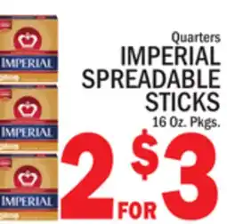 C Town IMPERIAL SPREADABLE STICKS offer