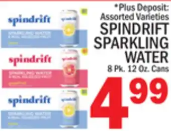 C Town SPINDRIFT SPARKLING WATER offer
