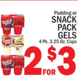 C Town SNACK PACK PUDDING OR GELS offer