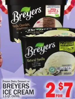 C Town BREYERS ICE CREAM offer