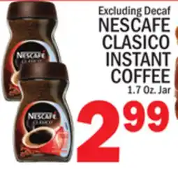 C Town NESCAFE CLASICO INSTANT COFFEE offer