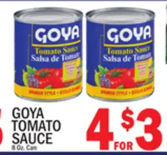 C Town GOYA TOMATO SAUCE offer