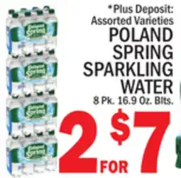C Town POLAND SPRING SPARKLING WATER offer
