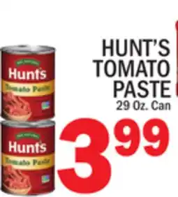 C Town HUNT'S TOMATO PASTE offer