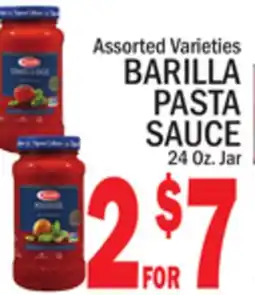 C Town BARILLA PASTA SAUCE offer