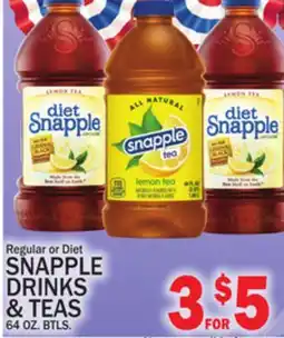 C Town SNAPPLE DRINKS & TEAS offer