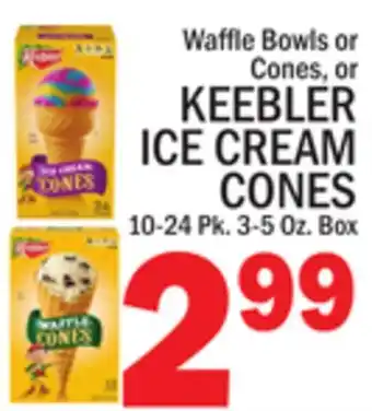 C Town KEEBLER ICE CREAM CONES offer
