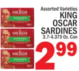 C Town KING OSCAR SARDINES offer