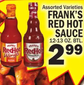 C Town FRANK'S RED HOT SAUCE offer