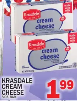 C Town KRASDALE CREAM CHEESE offer