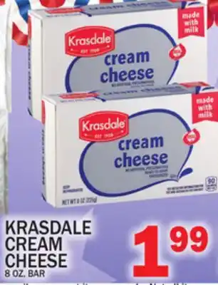 C Town KRASDALE CREAM CHEESE offer