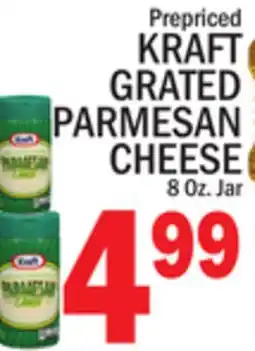 C Town KRAFT GRATED PARMESAN CHEESE offer