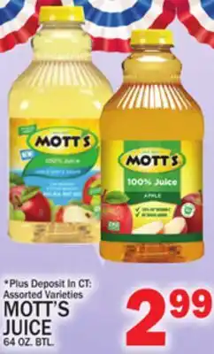 C Town MOTT'S JUICE offer