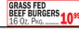 C Town GRASS FED BEEF BURGERS offer