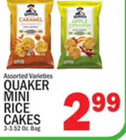 C Town QUAKER MINI RICE CAKES offer