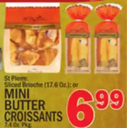 C Town MINI BUTTER CROISSANTS 7.4 Oz. Pkg offer
