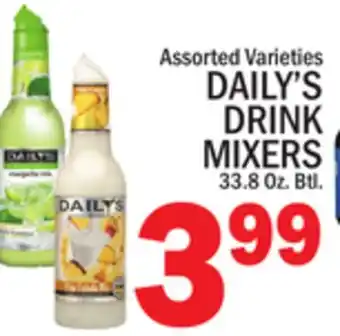 C Town DAILY'S DRINK MIXERS offer