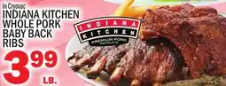 C Town INDIANA KITCHEN WHOLE PORK BABY BACK RIBS offer