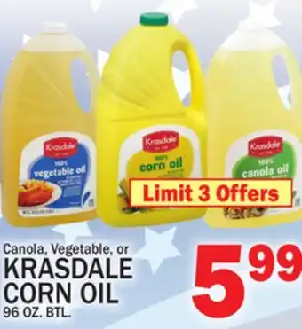 C Town KRASDALE CORN OIL offer