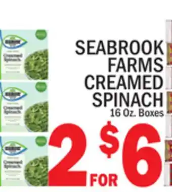 C Town SEABROOK FARMS CREAMED SPINACH offer