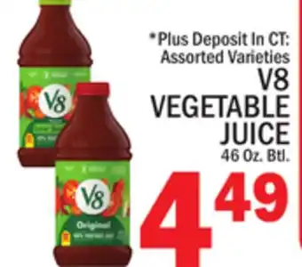 C Town V8 VEGETABLE JUICE offer