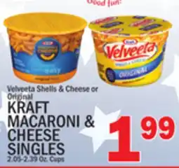 C Town KRAFT MACARONI & CHEESE SINGLES offer
