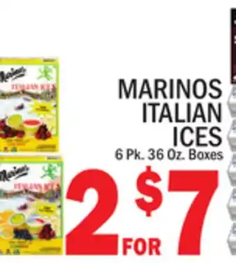 C Town MARINOS ITALIAN ICES offer