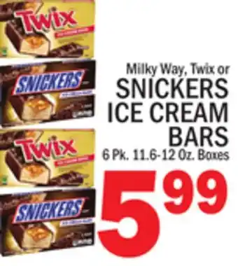 C Town SNICKERS ICE CREAM BARS offer
