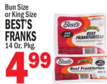 C Town BEST'S FRANKS offer