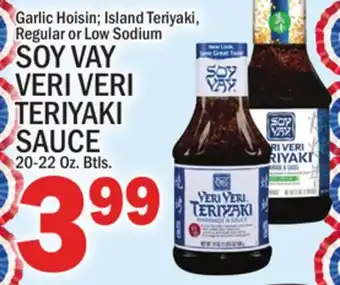 C Town SOY VAY VERI TERIYAKI SAUCE offer