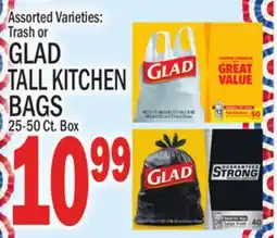 C Town GLAD TALL KITCHEN BAGS offer