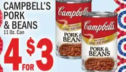 C Town CAMPBELL'S PORK & BEANS offer