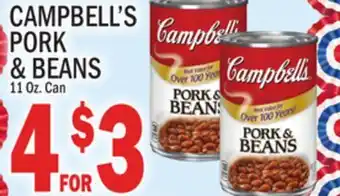 C Town CAMPBELL'S PORK & BEANS offer
