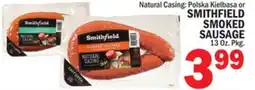C Town SMITHFIELD SMOKED SAUSAGE offer