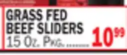 C Town GRASS FED BEEF SLIDERS offer