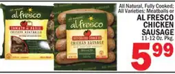 C Town AL FRESCO CHICKEN SAUSAGE offer