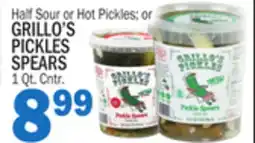 C Town GRILLO'S PICKLES SPEARS offer