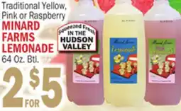 C Town MINARD FARMS LEMONADE offer