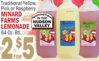 C Town MINARD FARMS LEMONADE offer