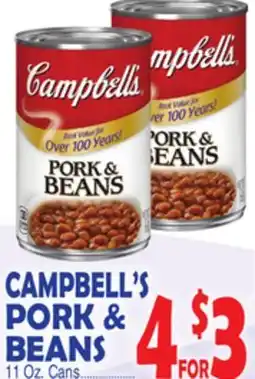 Bravo Supermarkets CAMPBELL'S PORK & BEANS offer
