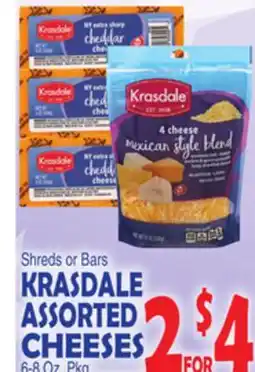 Bravo Supermarkets KRASDALE ASSORTED CHEESES offer