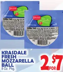 Bravo Supermarkets KRASDALE FRESH MOZZARELLA BALL offer