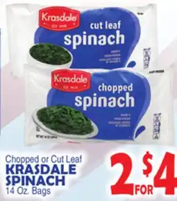 Bravo Supermarkets KRASDALE SPINACH offer