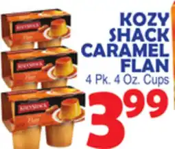 Bravo Supermarkets KOZY SHACK CARAMEL FLAN offer