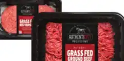 Bravo Supermarkets AUTHENTICITY PROVISIONS GRASS FED GROUND BEEF offer