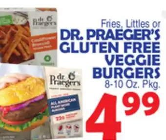 Bravo Supermarkets DR. PRAEGER'S GLUTEN FREE VEGGIE BURGERS offer